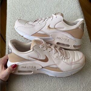 Nike Women's Air Max Excee Sneakers - Light Pink and Bronze